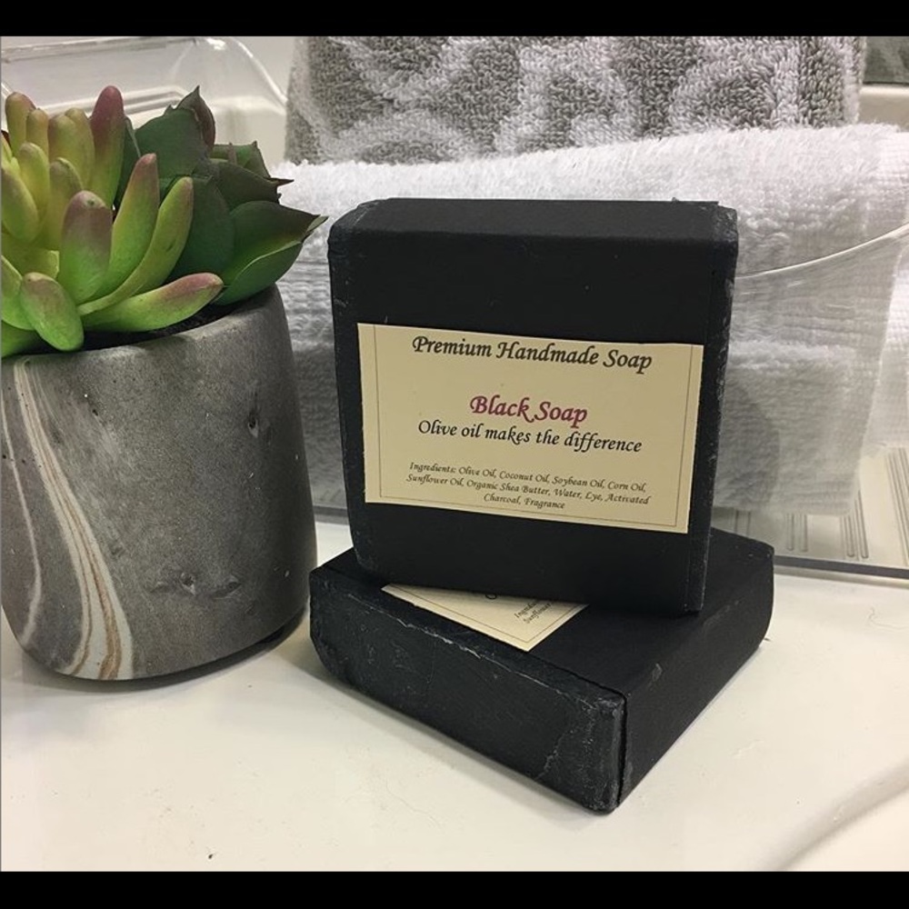 Handmade African Black Soap